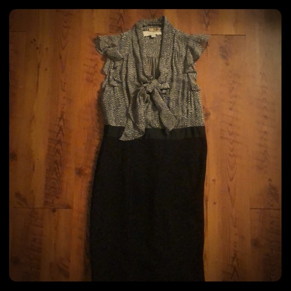 LOFT Dresses & Skirts - Black and Gray Dress by LOFT LOFT Dresses & Skirts - Black and Gray Dress by LOFT